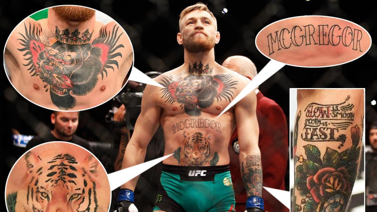 Hé lộ ý nghĩa những hình xăm trên cơ thể thép Conor McGregor