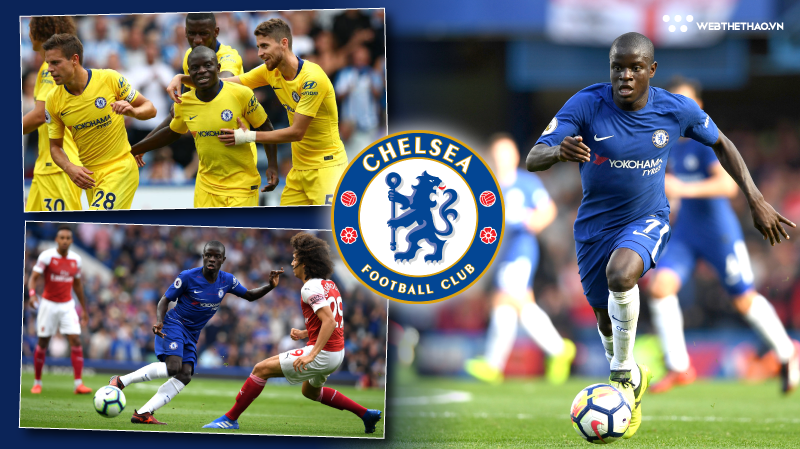 Choáng với cách HLV Sarri hô biến Kante từ "máy quét" thành “máy bắn bóng" lợi hại cho Chelsea