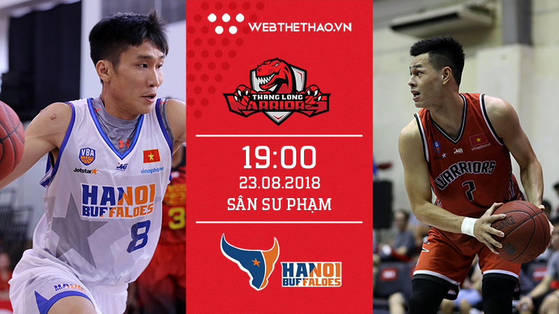 Trực tiếp bóng rổ VBA: Thang Long Warriors vs Hanoi Buffaloes