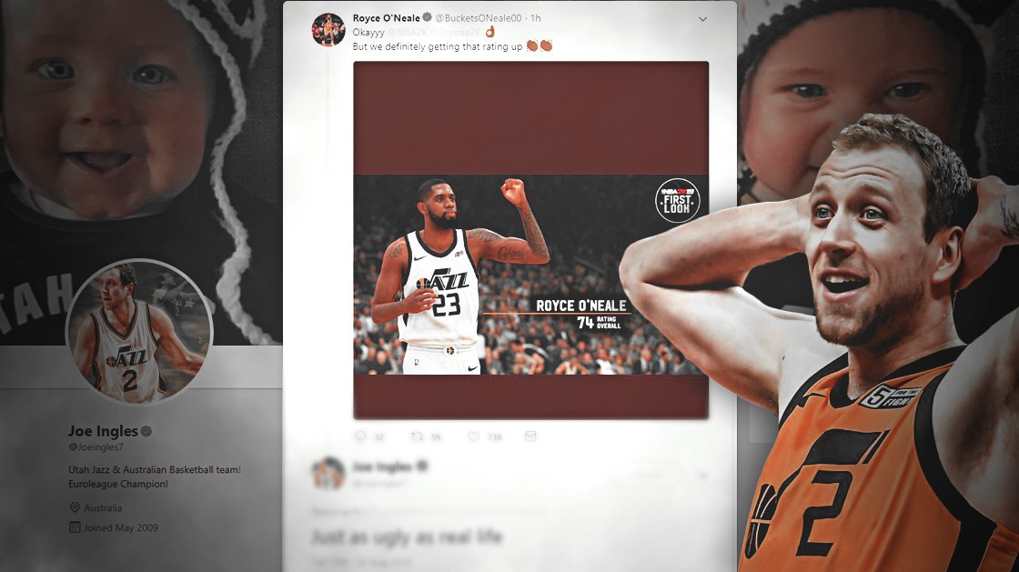 Trò chơi NBA 2K được các ngôi sao Utah Jazz mang ra chọc tức nhau