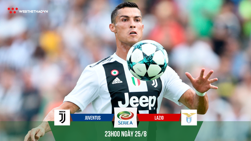 Juventus bắn phá Lazio bằng duyên ghi bàn của Ronaldo tại Juventus Stadium