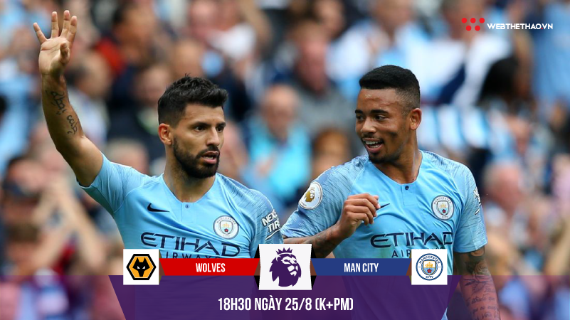 Song sát Aguero - Jesus sẽ hạ sát Wolves giúp Man City cân bằng kỷ lục của Man Utd?