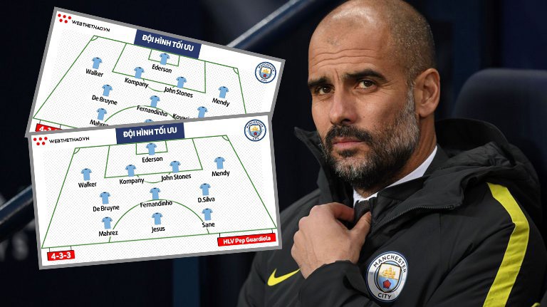 Hé lộ hai đội hình "khủng" của Man City sau kỳ chuyển nhượng Hè?