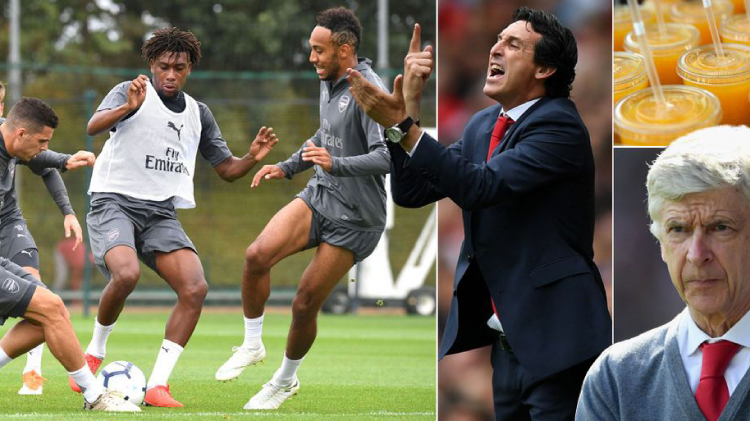 Sau "vụ Ozil", HLV Emery gò ép cầu thủ Arsenal chuyện ăn uống tập luyện