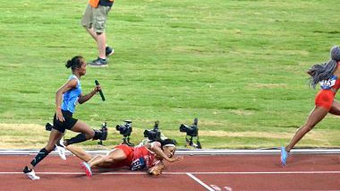 ASIAD 2018: Tranh cãi giữa Ấn Độ và Bahrain ở CK tiếp sức hỗn hợp nam nữ đầu tiên