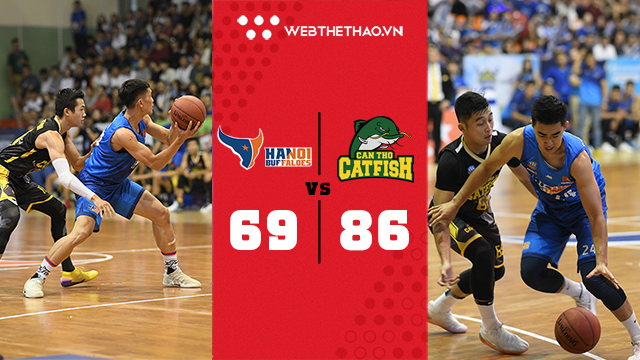 Tâm Đinh trở lại, Cantho Catfish thể hiện sức mạnh tuyệt đối trước Hanoi Buffaloes