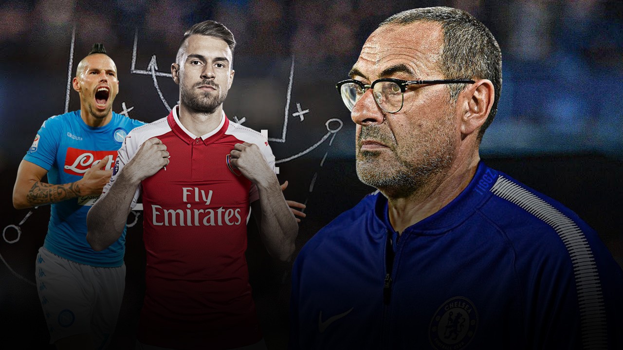 Chelsea quyết tâm mua Aaron Ramsey để phục vụ "Sarri-ball"