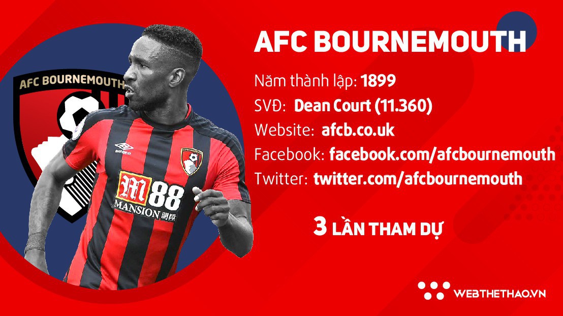 Thông tin đội hình CLB Bournemouth ở giải Ngoại hạng Anh mùa 2018/19