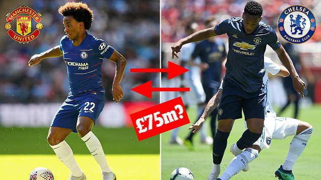 Man Utd hay Chelsea mới là người hưởng lợi nếu trao đổi Martial - Willian?