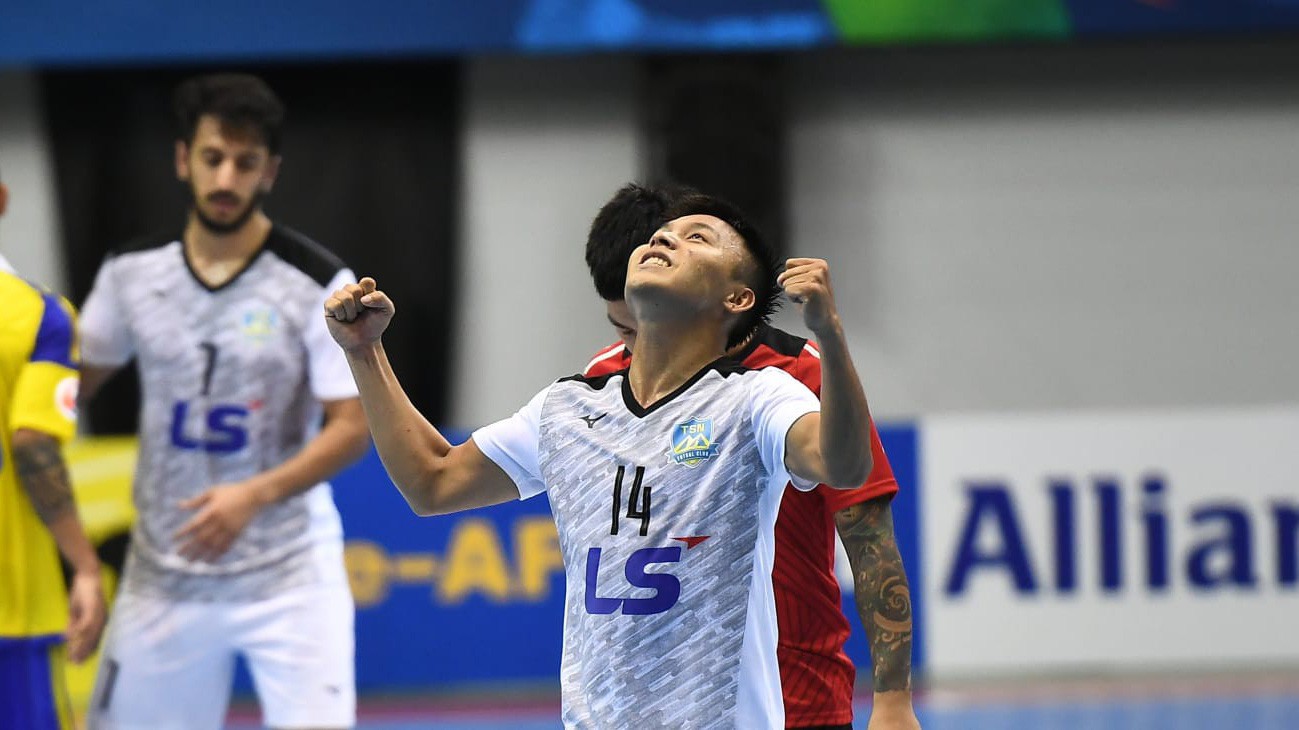 Thái Sơn Nam đánh bại đội bóng của Nhật Bản, vào bán kết cúp Futsal châu Á