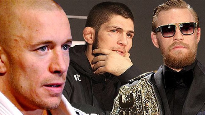 Dana White nói gì về ý tưởng Georges St-Pierre đối đầu với người thắng trận Conor vs. Khabib?
