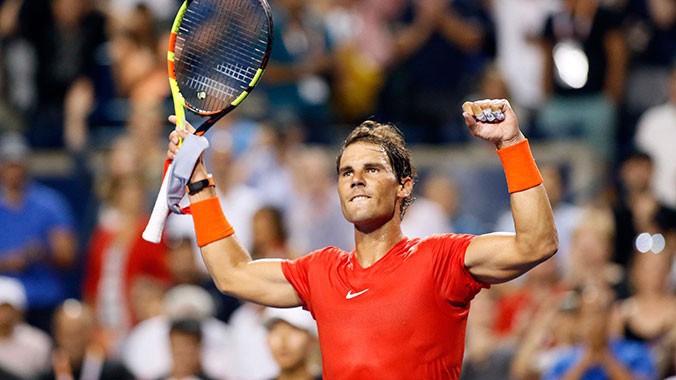 Vòng 2 Rogers Cup: Rafael Nadal cho đối thủ "ăn hành" đến ức chế ném cả vợt