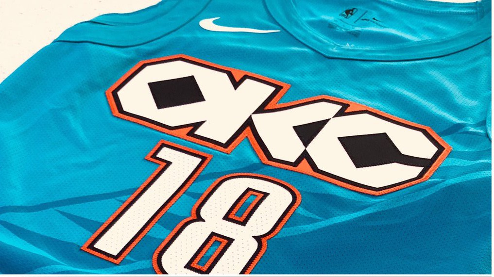 Lộ ảnh áo đấu City Edition mới toanh và cực đẹp của Oklahoma City Thunder