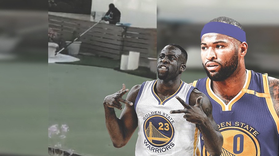 Vừa mới đến Golden State Warriors, DeMarcus Cousins đã bắt đàn anh Draymond Green đi làm... lao công
