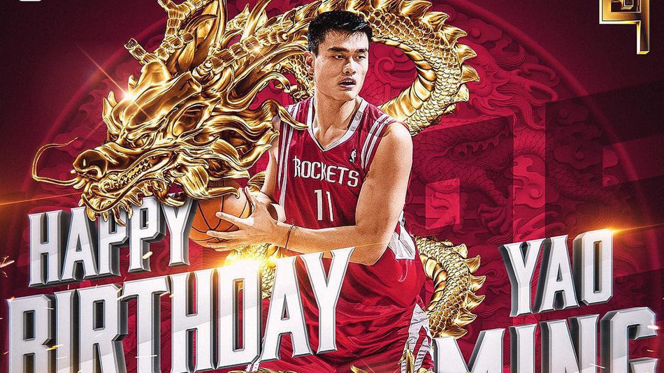 Rockets sẽ làm lớn mừng sinh nhật huyền thoại Trung Quốc Yao Ming