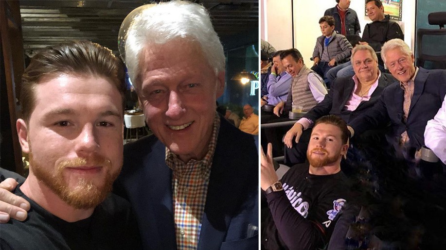 Có lẽ nào Canelo Alvarez dính doping là vì… ăn tối với cựu tổng thống Bill Clinton?