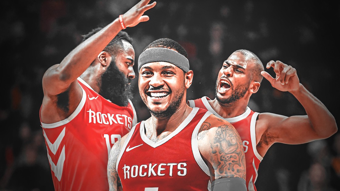 James Harden nói gì khi trở thành đồng đội với Carmelo Anthony