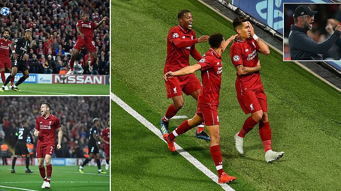 Firmino ăn mừng "một mắt" và 5 điểm nhấn hấp dẫn khi Liverpool hạ PSG ở Cúp C1/Champions League
