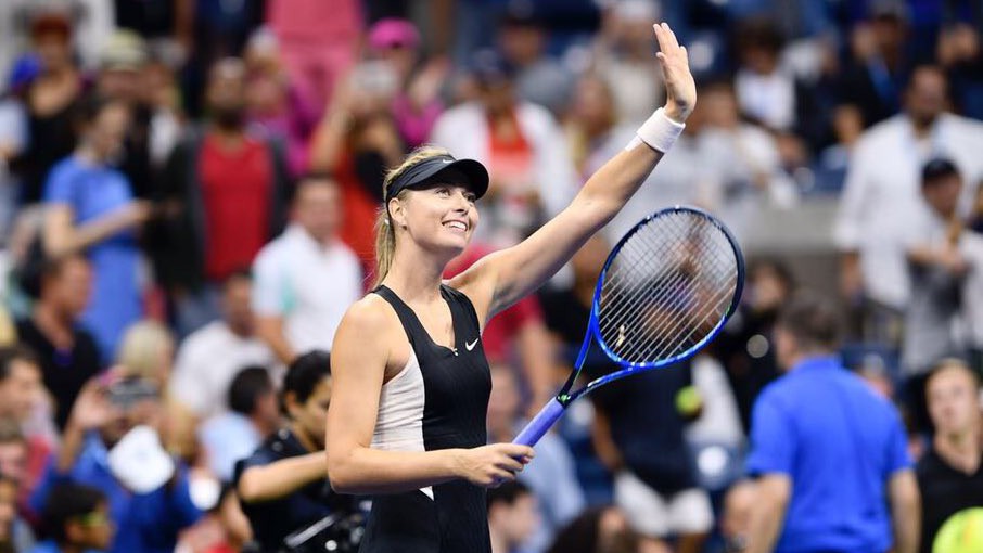 Video kết quả US Open 2018: Maria Sharapova - Jelena Ostapenko