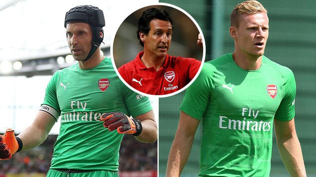 HLV Emery úp mở cách chọn lựa thủ môn số 1 Arsenal sau phản ứng giận dữ của Leno
