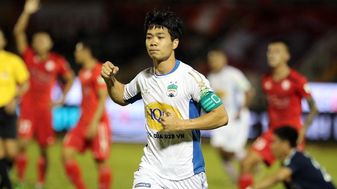 Công Phượng lọt top 3 chân sút ghi nhiều bàn nhất lịch sử HAGL tại V.League