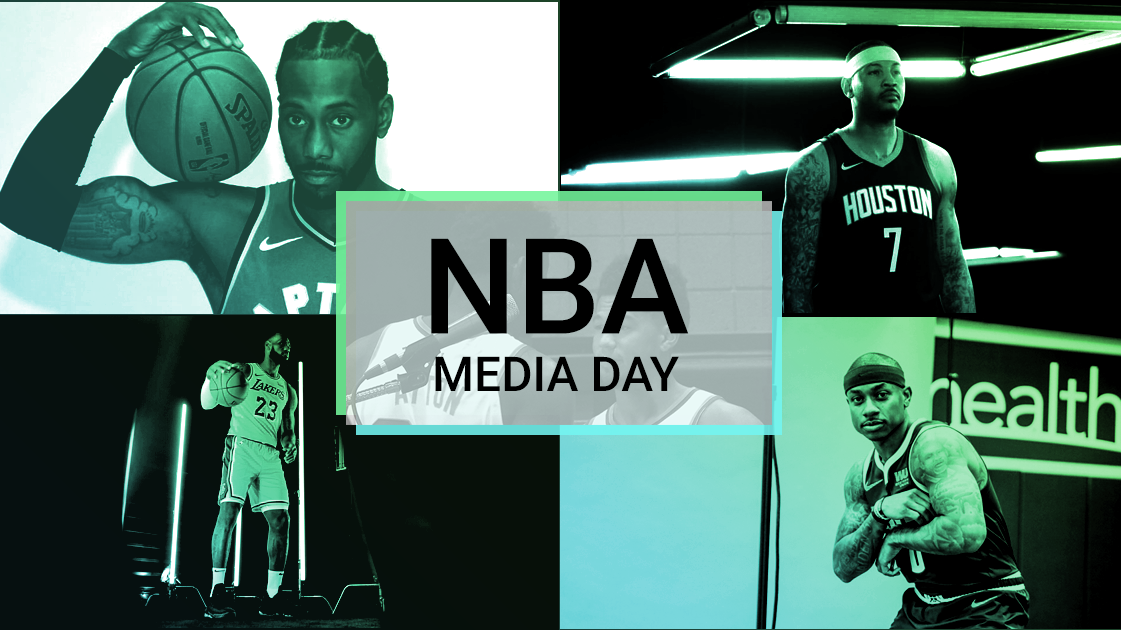 Bộ ảnh NBA Media Day: Người cũ, đội mới và một mùa giải NBA đầy hấp dẫn