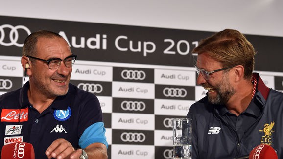 Trước trận Liverpool gặp Chelsea, Jurgen Klopp thừa nhận là fan cuồng của Maurizio Sarri - Ảnh 1. Trước trận Liverpool gặp Chelsea, Jurgen Klopp thừa nhận là fan cuồng của Maurizio Sarri - Ảnh 1.