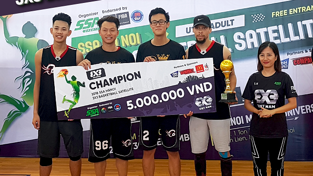 CDunk lên ngôi vô địch đầy thuyết phục giải 3x3 Satellite
