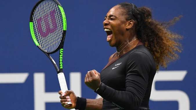 Vòng 4 US Open: Serena Williams mạnh mẽ đi tiếp, người đẹp Svitolina dừng bước