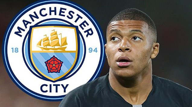 Man City gây sốc với bom tấn chuyển nhượng 200 triệu bảng Kylian Mbappe