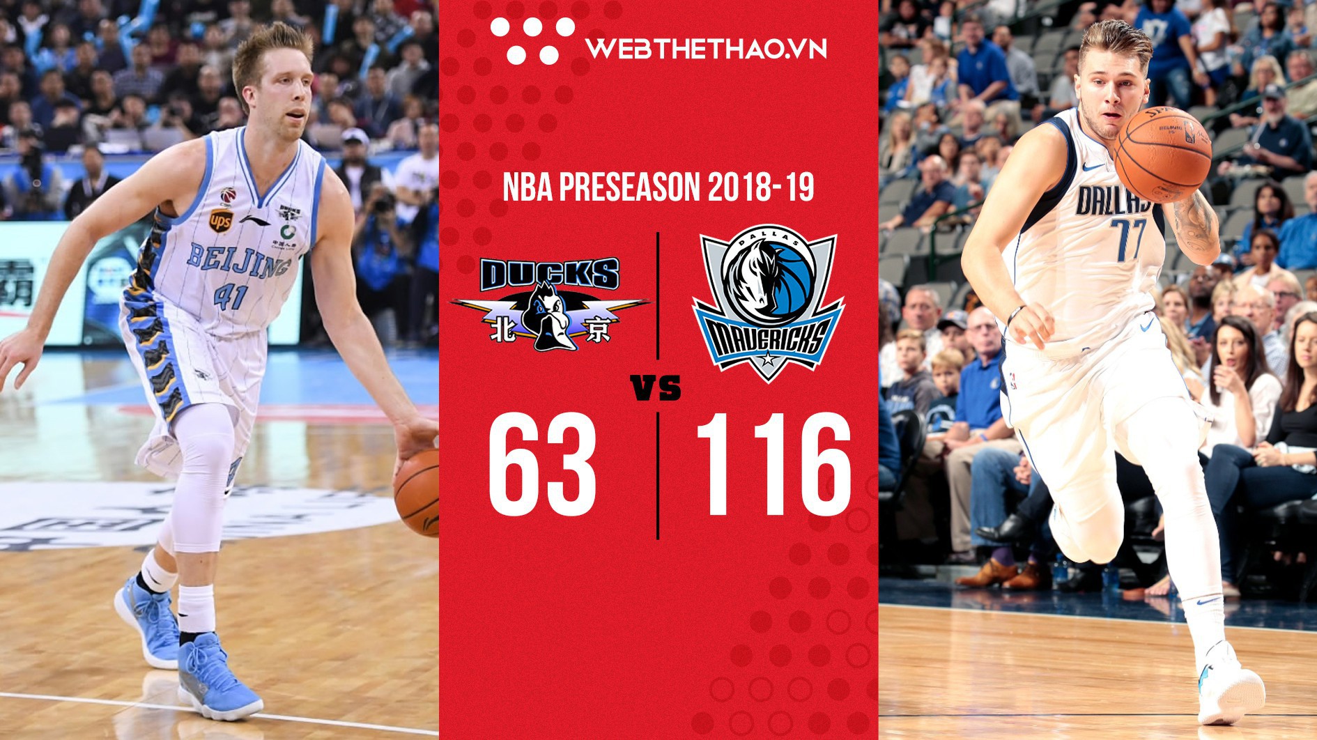 Mới chơi trận đầu tại NBA, nhưng Luka Doncic đã cho thấy mình đặc biệt như thế nào