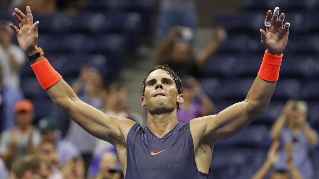 Tứ kết US Open: Rafael Nadal thắng nghẹt thở ở đại chiến đỉnh cao với Dominic Thiem