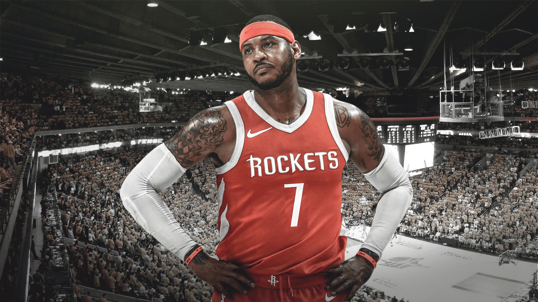 Quyết thoát kiếp "làm tạ", Carmelo Anthony nỗ lực giảm cân và tập ném để giành cúp với Houston Rockets