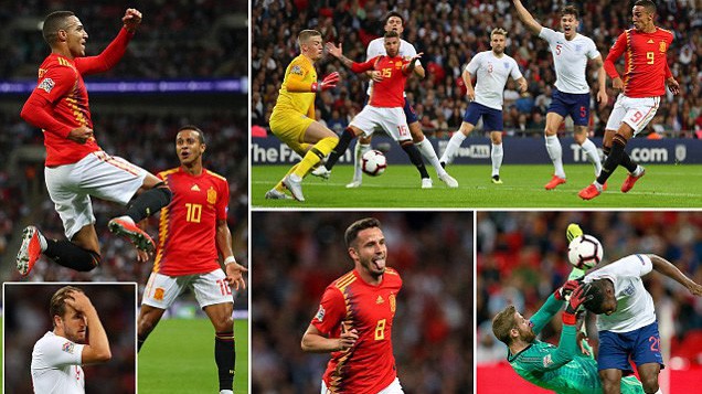 5 điểm nhấn đáng chú ý từ thất bại của đội tuyển Anh trước Tây Ban Nha tại UEFA Nations League