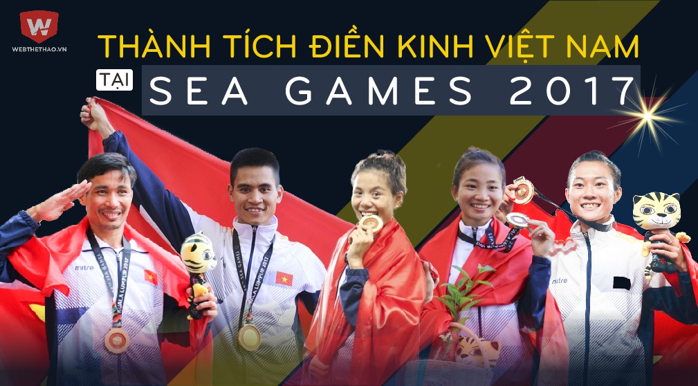 Infographic: Điền kinh VN vượt Thái Lan với số HCV kỷ lục SEA Games