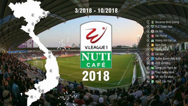 Lịch thi đấu, truyền hình và kết quả lượt đi V.League 2018