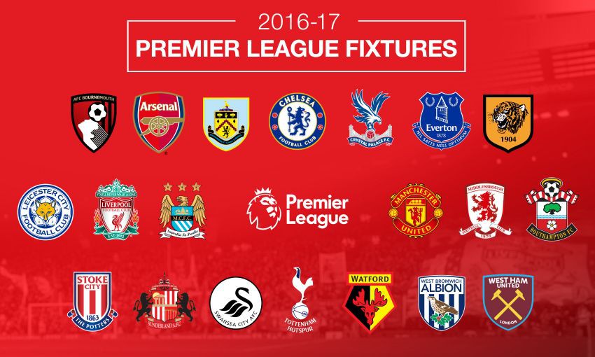 Lịch thi đấu của các đại gia ở Premier League mùa giải tới
