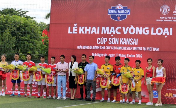 Khai mạc Kansai Paint Cup khu vực Nghệ An: “Màu áo của tự hào”
