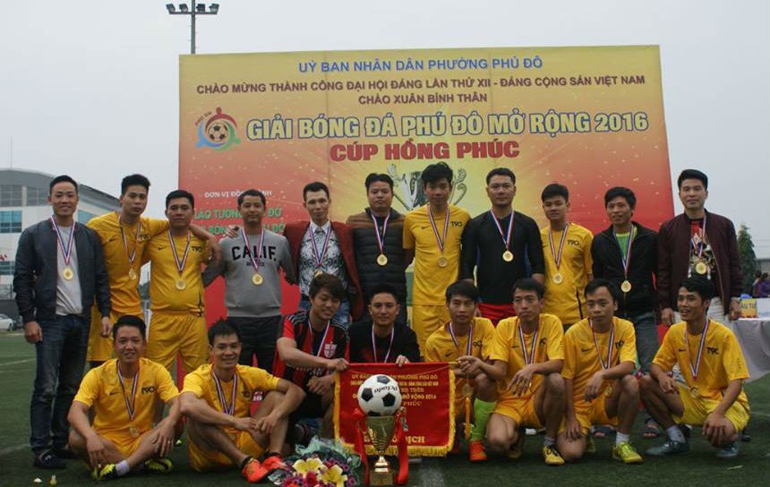 Mỹ Đình 2 vô địch giải bóng đá Phú Đô Open 2016