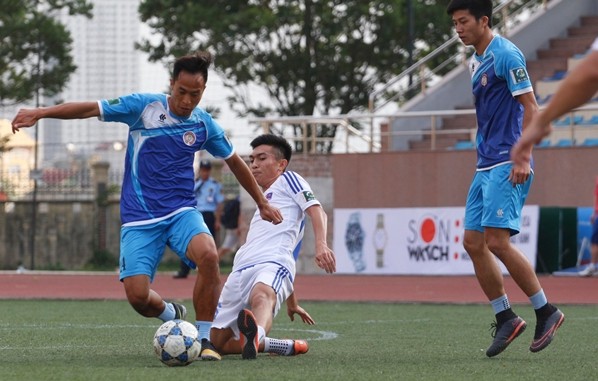 Video vòng 3 giải Hạng Nhất phủi 2016: Dương Nội 1-1 BIDV Quang Trung