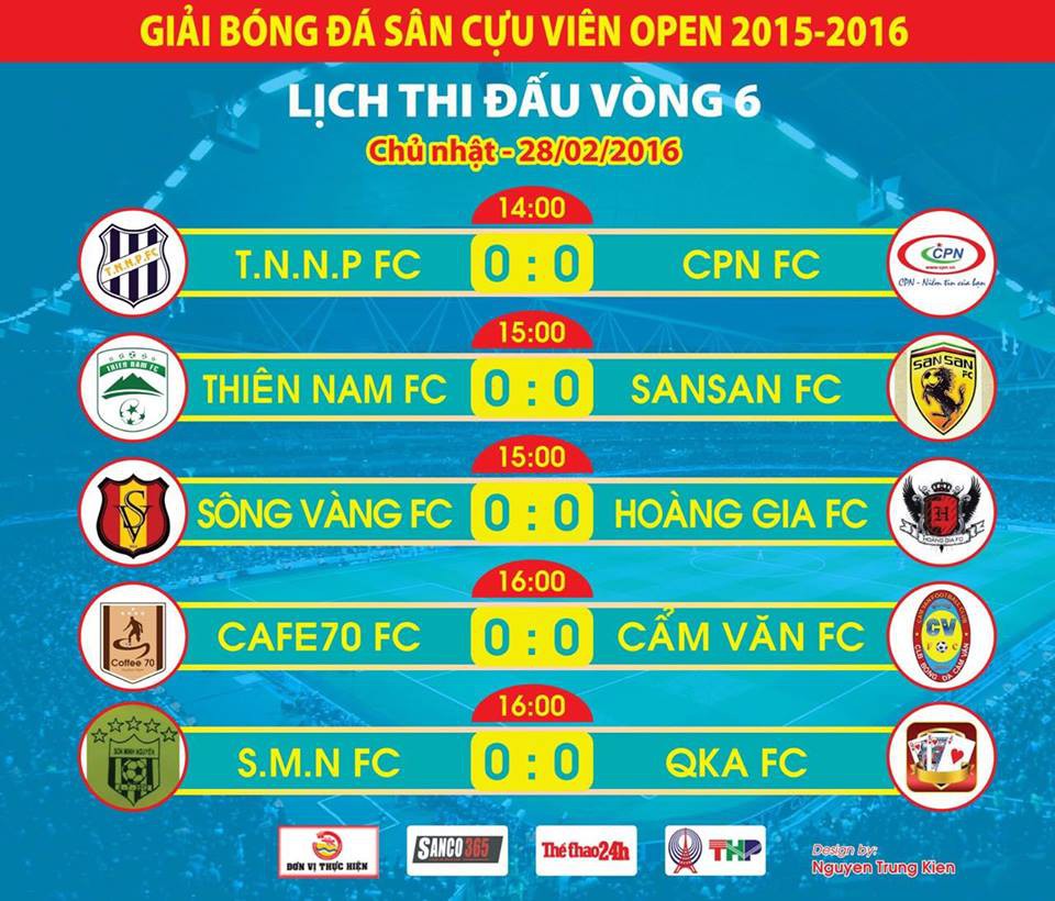 Vòng 6 giải Cựu Viên Open 2016: Nóng bỏng ngôi đầu