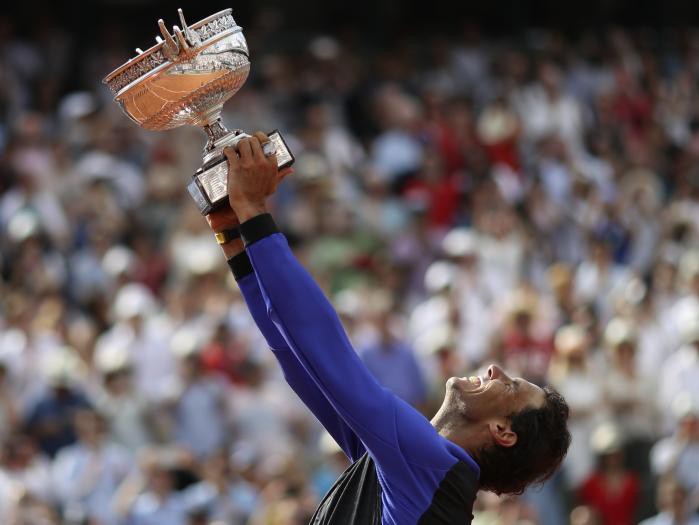 Nadal trình diễn phong độ hoàn hảo trong trận chung kết Roland Garros Nadal trình diễn phong độ hoàn hảo trong trận chung kết Roland Garros