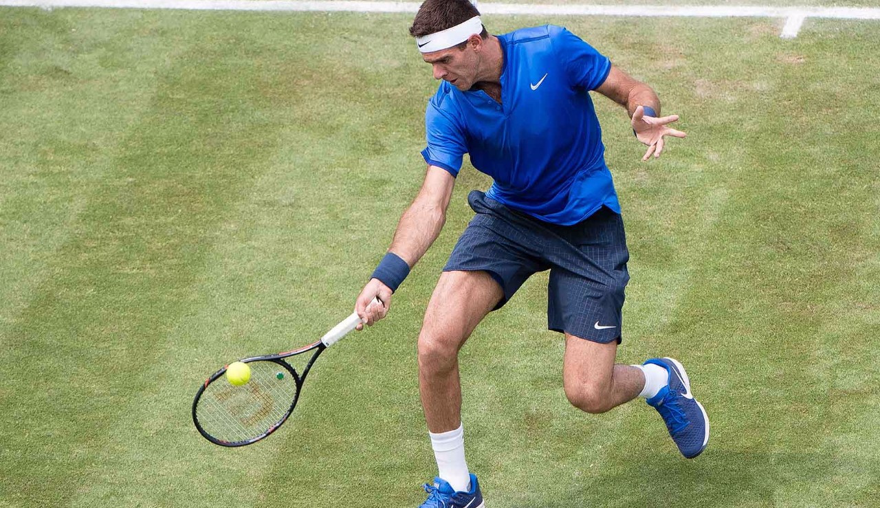 Del Potro trở lại mặt sân cỏ sau 3 năm