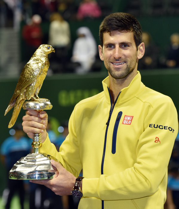 Djokovic c&oacute; danh hiệu đầu ti&ecirc;n trong m&ugrave;a giải