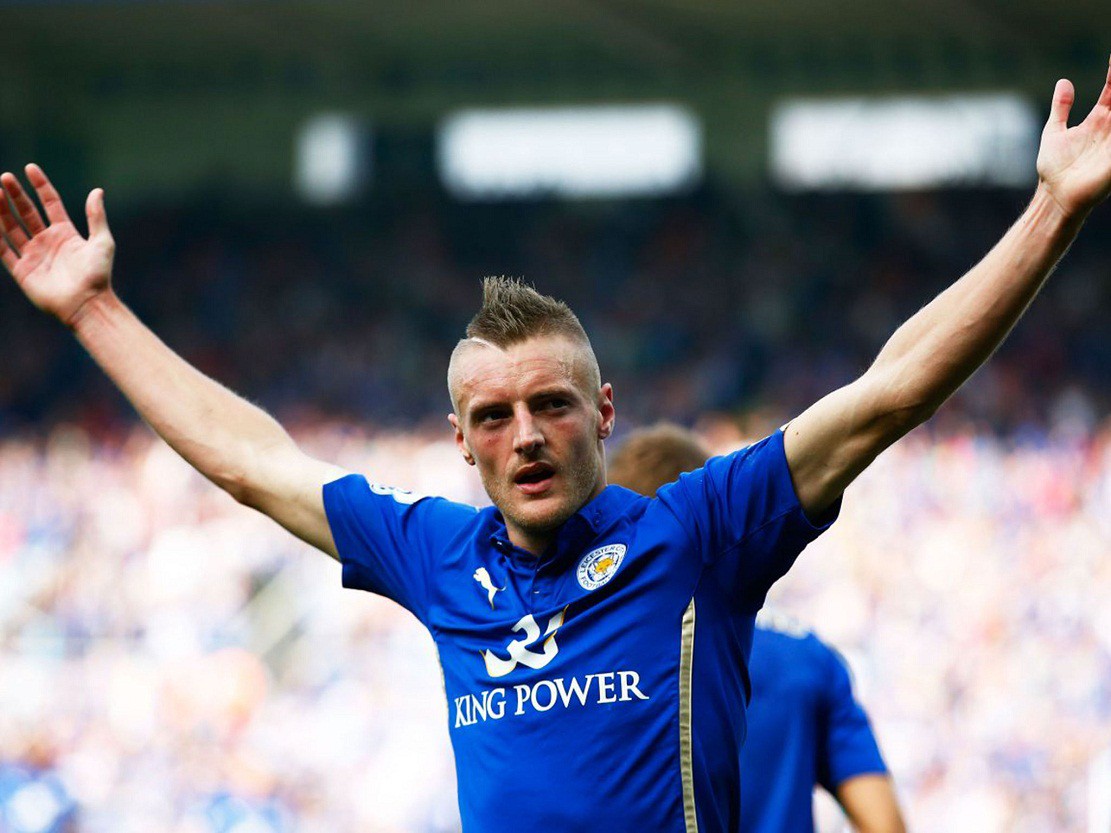 Vardy đang l&agrave; ng&ocirc;i sao s&aacute;ng nhất Leicester City