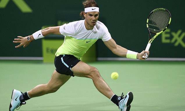 ATP Qatar Open: Nadal vất vả đi tiếp