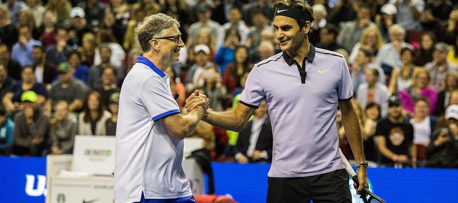 Bài học ý nghĩa từ tỷ phú Bill Gates sau trận đấu cùng Federer