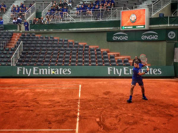 Federer đã có mặt tại Paris để chuẩn bị cho Roland Garros