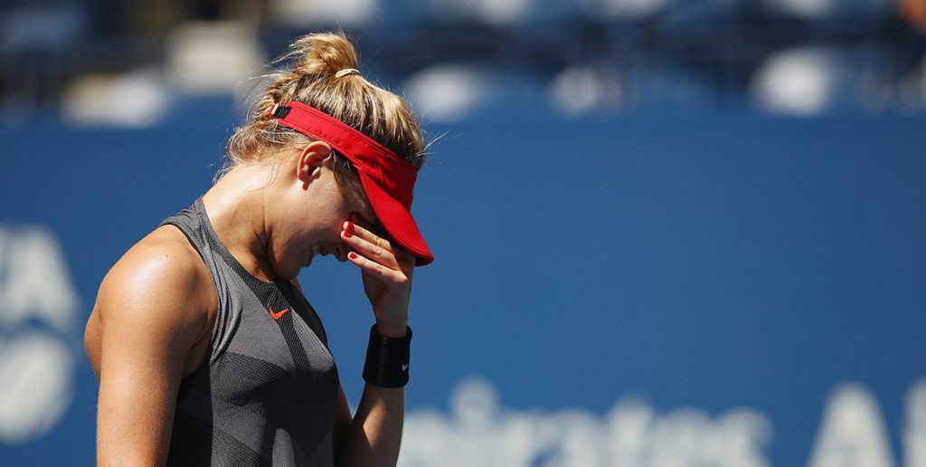 Mỹ nhân Eugenie Bouchard bị loại ngay vòng 1 US Open: Lỗi tại ai?