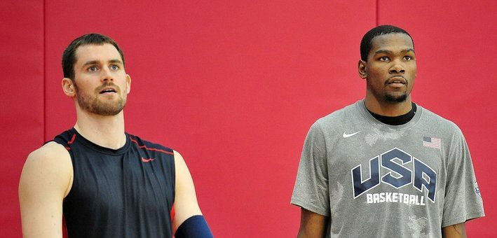 Cầu thủ hay nhất tuần của NBA: Kevin Love và Kevin Durant